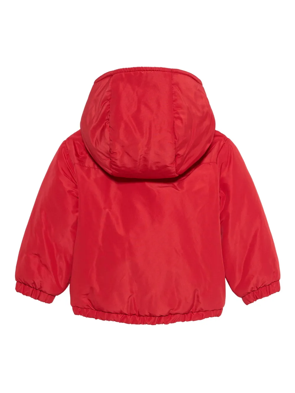 Roberto Cavalli Junior Jack met monogram-patch en capuchon Rood