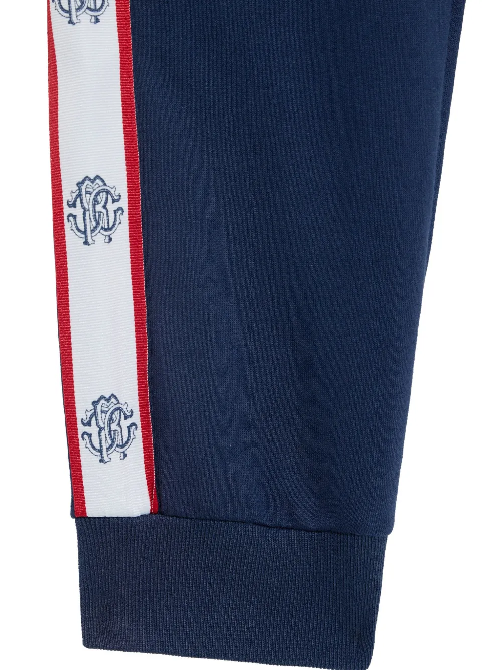 Roberto Cavalli Trainingsbroek met monogram Blauw