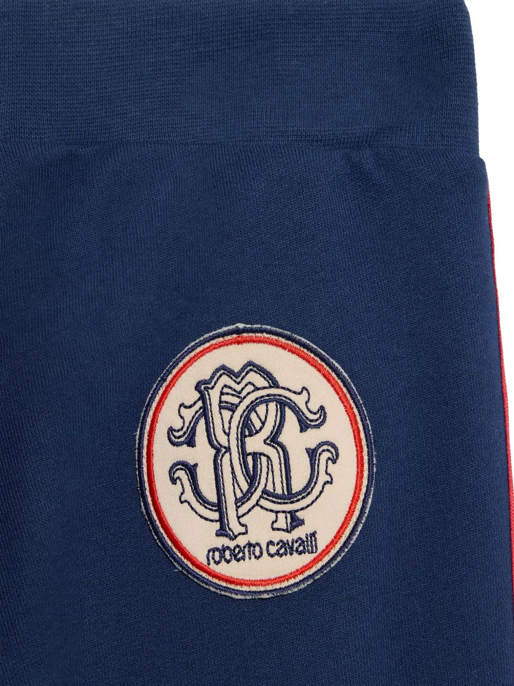 Roberto Cavalli Trainingsbroek met monogram Blauw