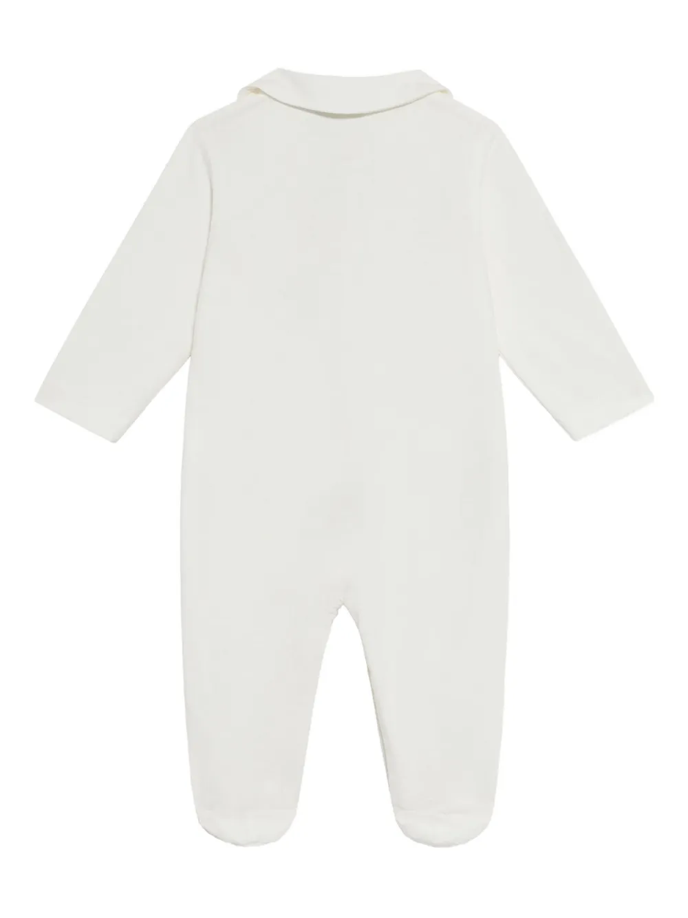Roberto Cavalli Romper met geborduurd logo Beige