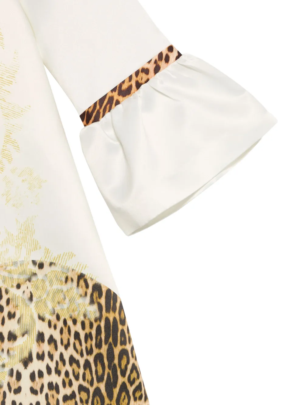 Roberto Cavalli Jurk met luipaardprint Beige