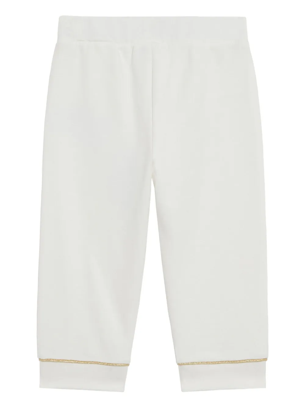 Roberto Cavalli Junior Trainingsbroek verfraaid met monogram Beige