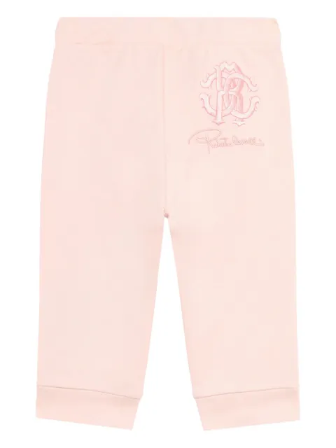 Roberto Cavalli Junior pants con logo bordado