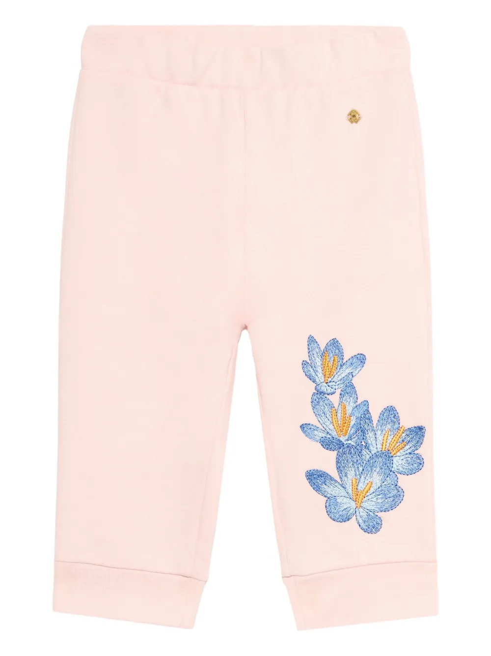 Roberto Cavalli Junior Trainingsbroek met geborduurd logo Roze
