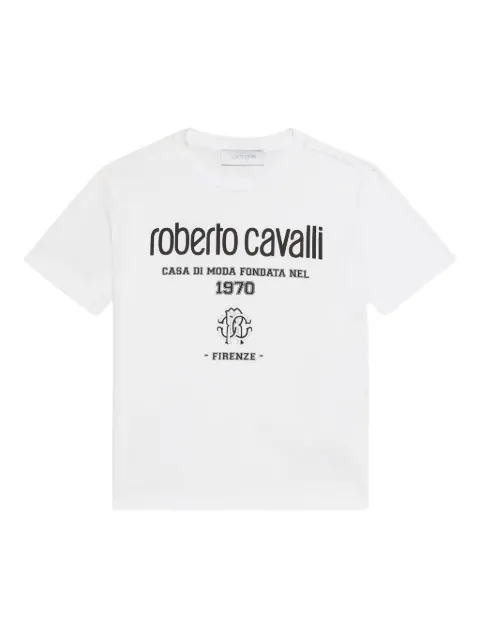 Roberto Cavalli Junior T-Shirt mit Logo-Print
