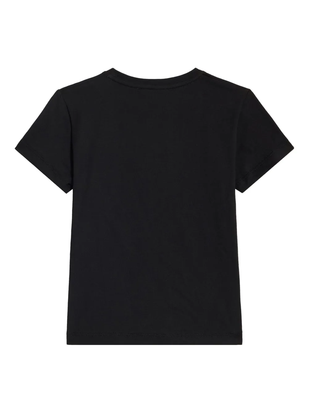 Roberto Cavalli Junior T-shirt met bloemenprint Zwart