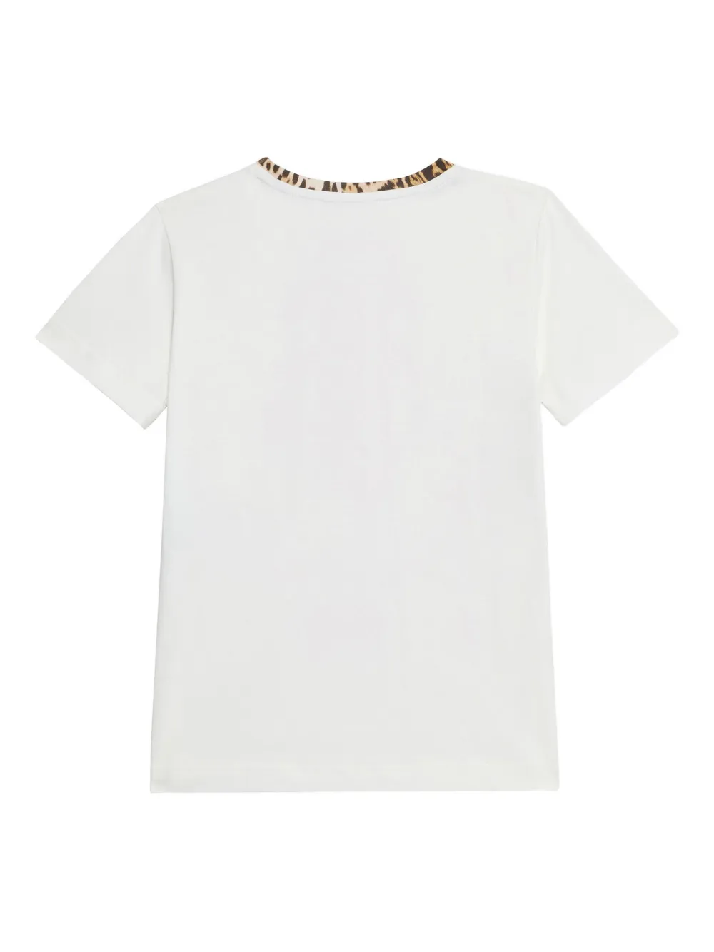 Roberto Cavalli T-shirt met logoprint Wit