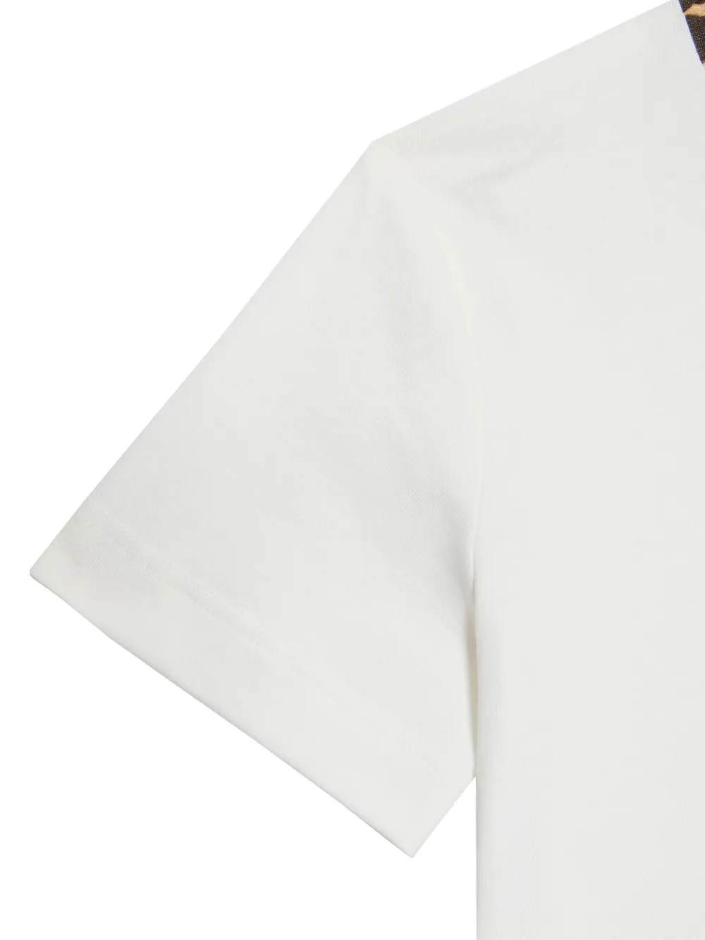 Roberto Cavalli T-shirt met logoprint Wit