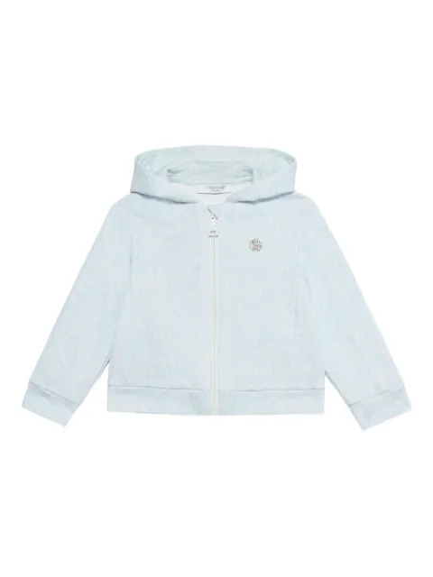 Roberto Cavalli Junior hoodie con placa del logo