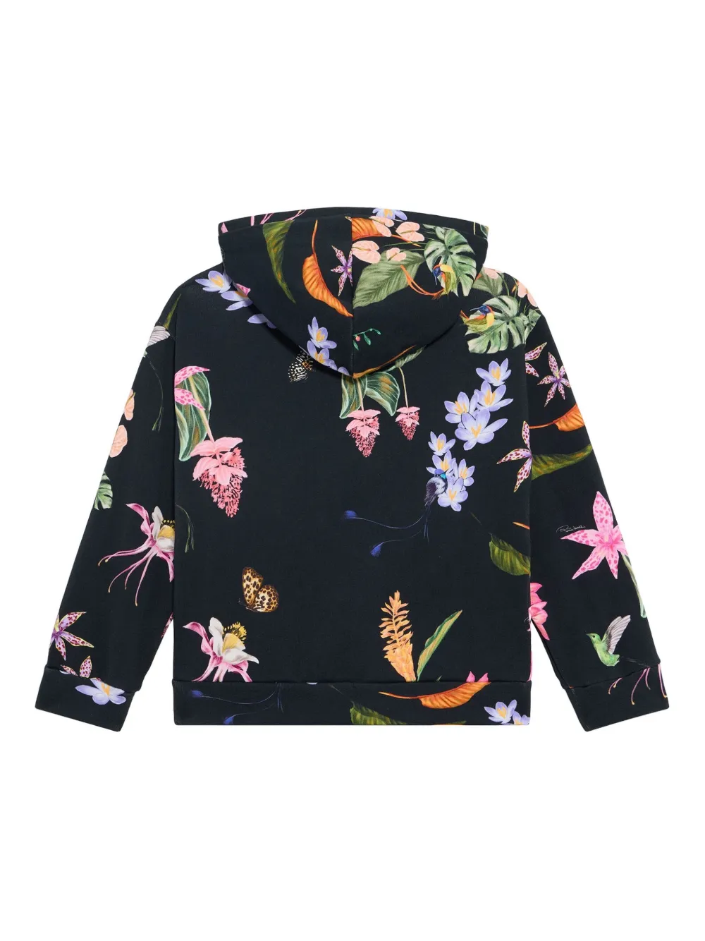 Roberto Cavalli tropical-print zip-up hoodie | Girls Hoodies & Sweatshirts | Image 2
