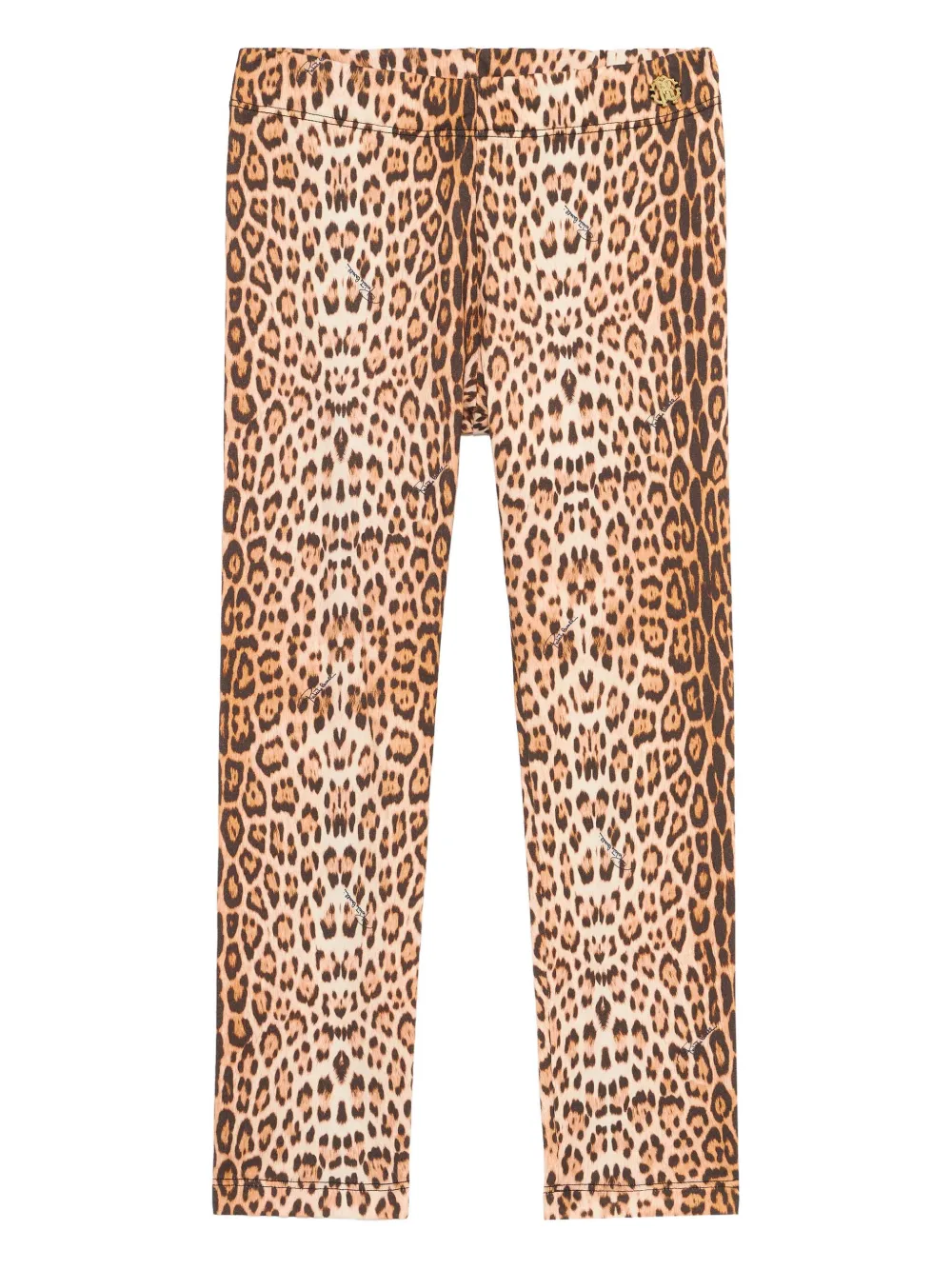 Roberto Cavalli jaguar-print logo leggings | Girls Leggings | Image 2