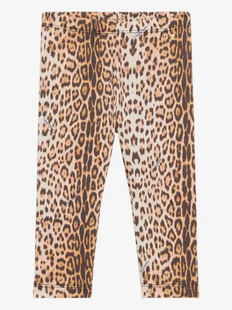 Roberto Cavalli Junior jaguar-print leggings