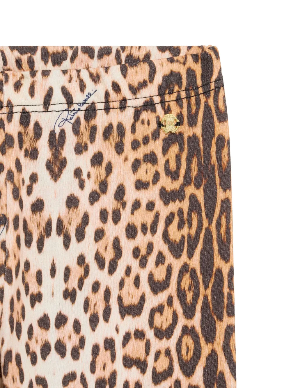 Roberto Cavalli Junior Legging met jaguarprint Bruin
