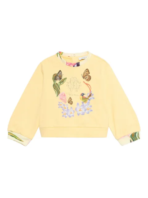 Roberto Cavalli tropical-print sweatshirt