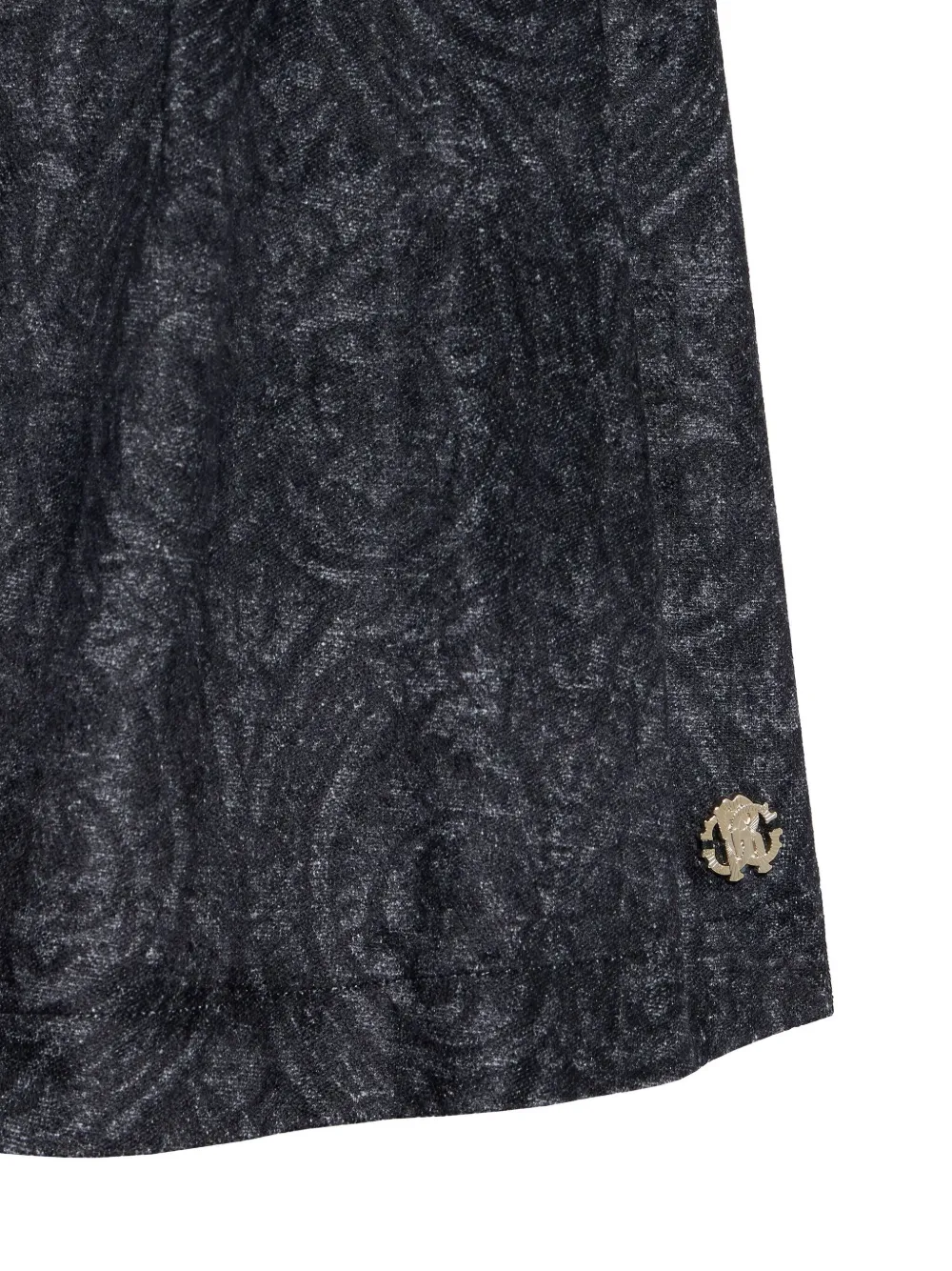 Roberto Cavalli Junior Jurk met knoopdetail Zwart
