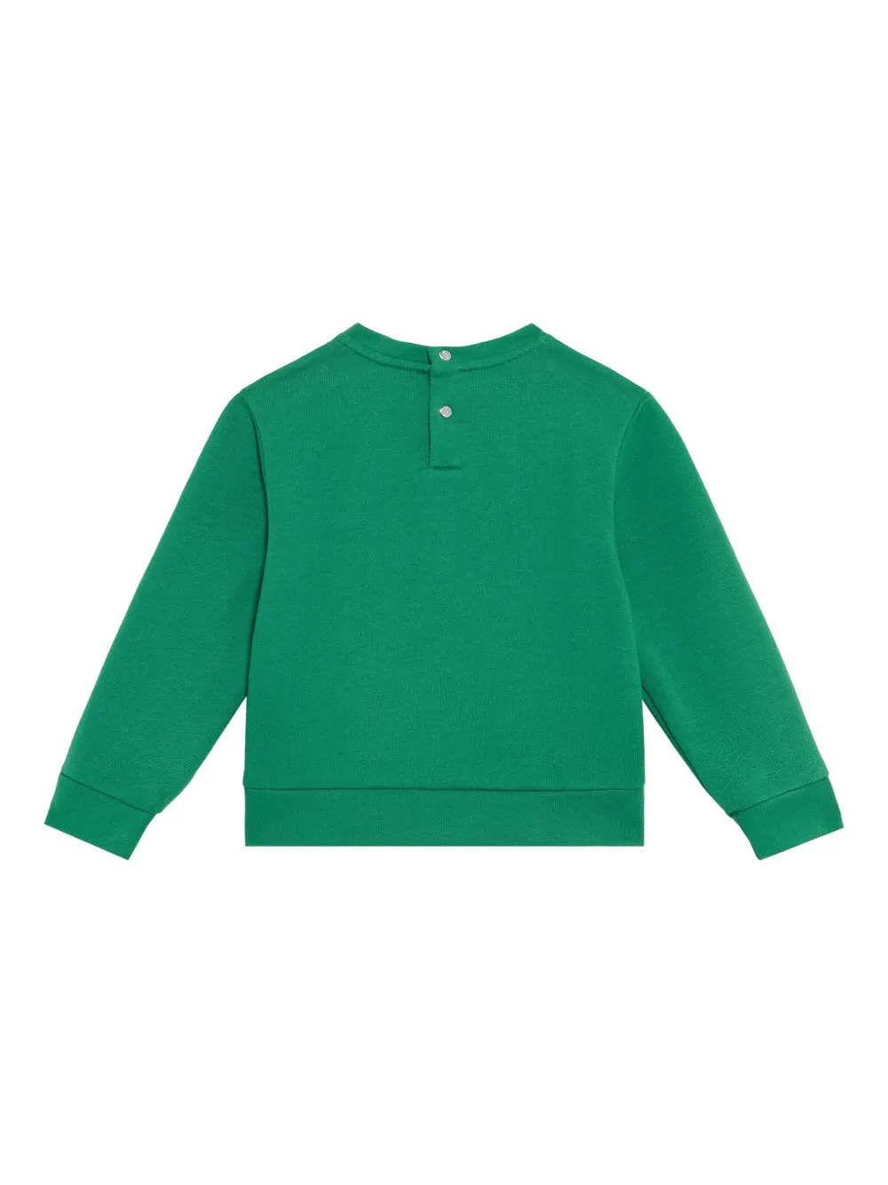 Roberto Cavalli Junior Sweater verfraaid met monogram Groen