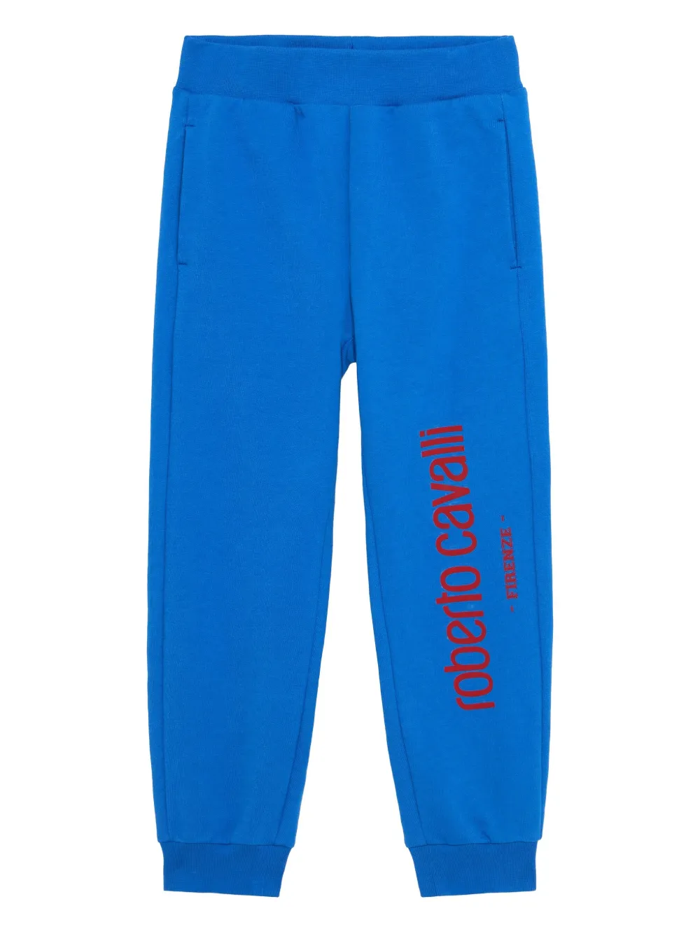 Roberto Cavalli Junior Pantaloni sportivi con stampa - Blu