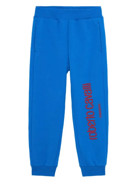 Roberto Cavalli Junior logo-print track pants