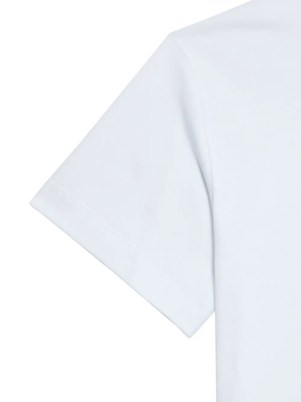 Roberto Cavalli T-shirt verfraaid met stras en korte mouwen Wit