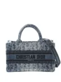 Christian Dior Pre-Owned 2021-2025 Mini Denim Oblique Book Tote satchel - Blue