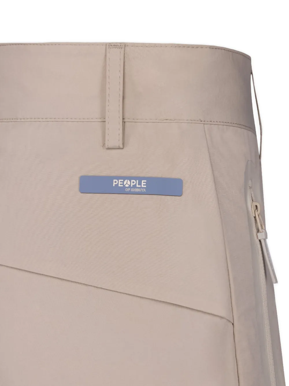 People Of Shibuya zip-pocket shorts - Beige