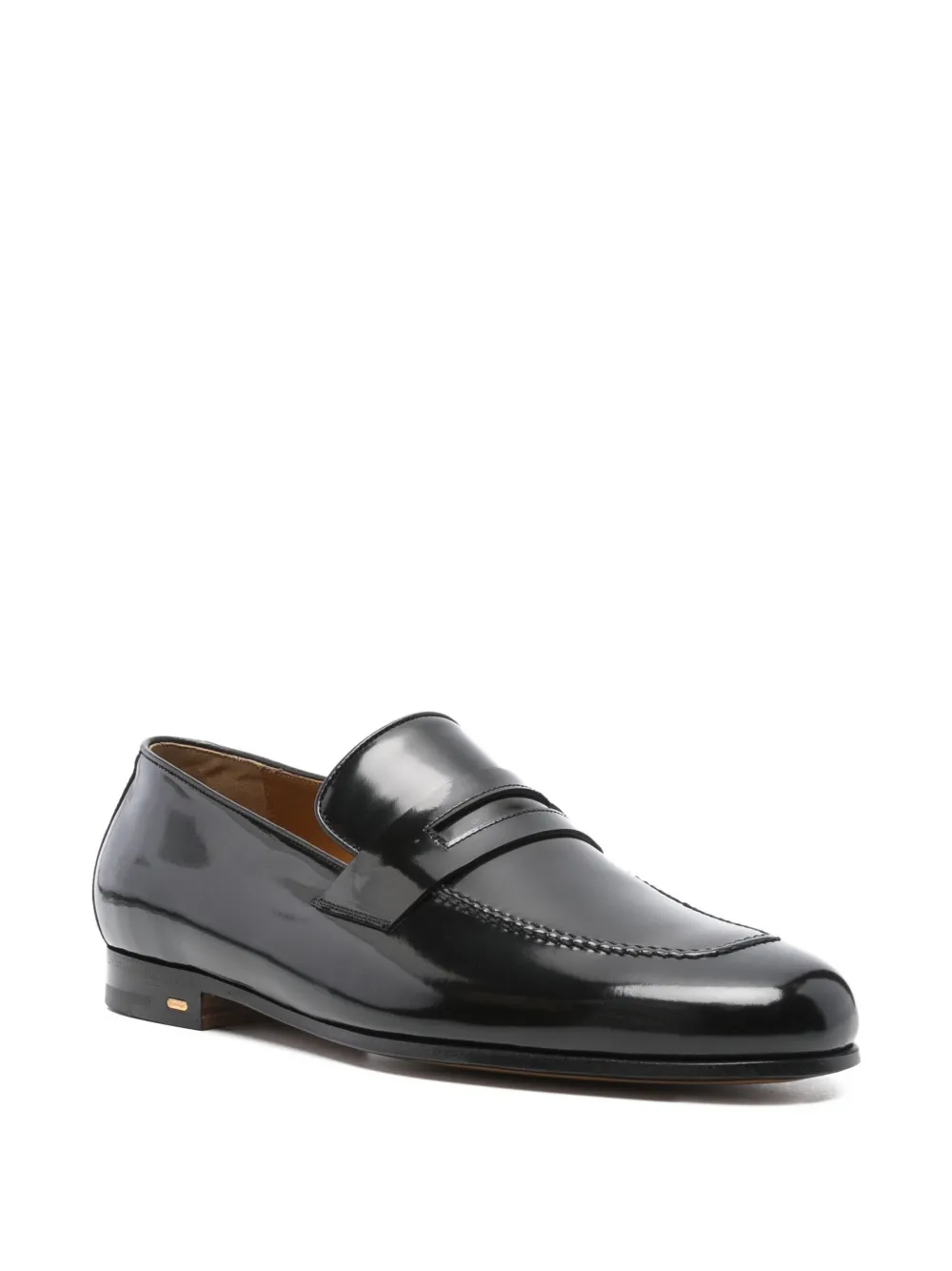 TOM FORD leather loafers Black