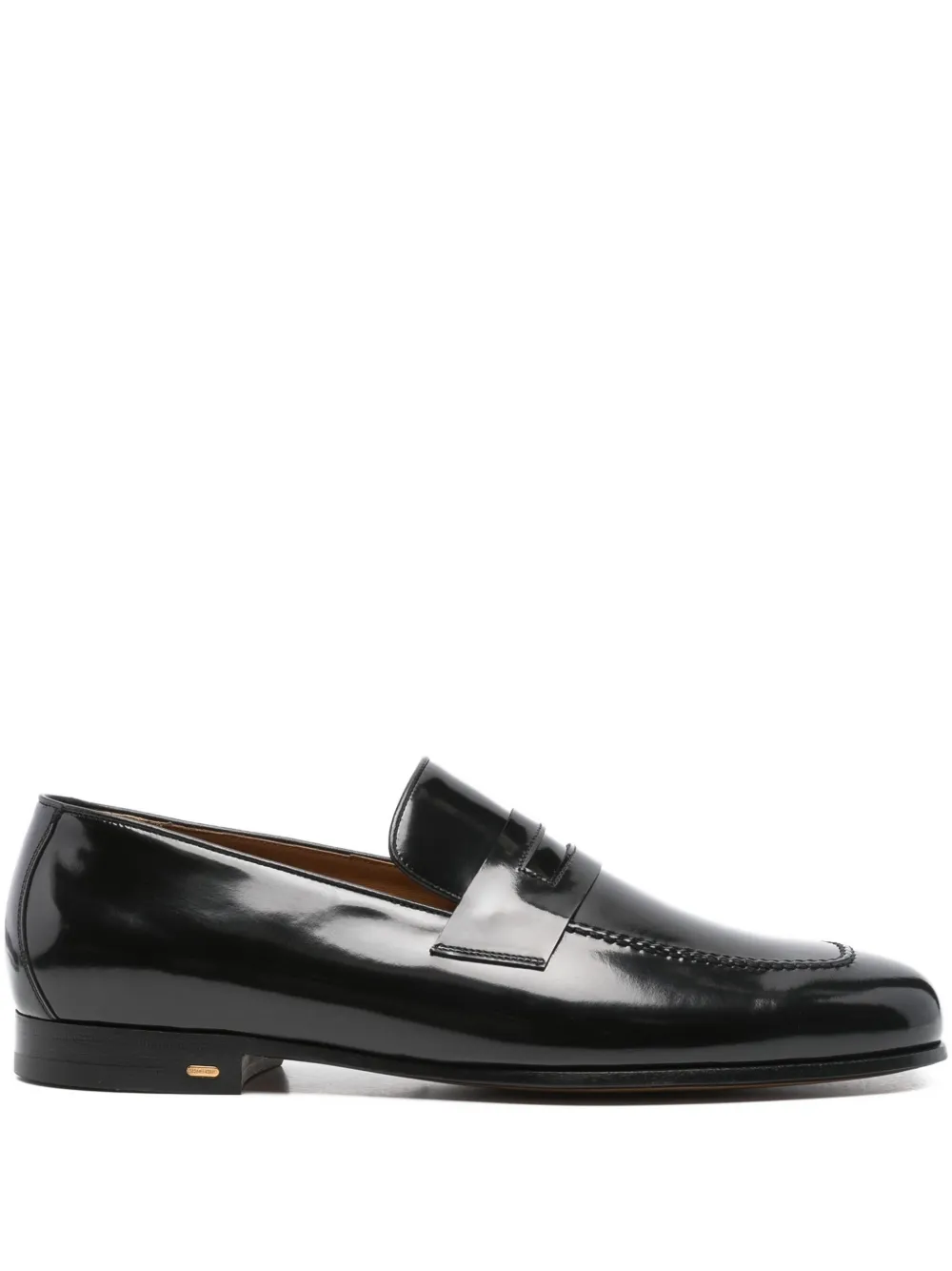 TOM FORD leather loafers Black
