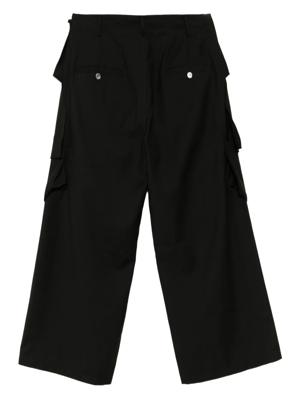 JiyongKim wide-leg belted drape trousers | Wide Leg Pants | Image 2