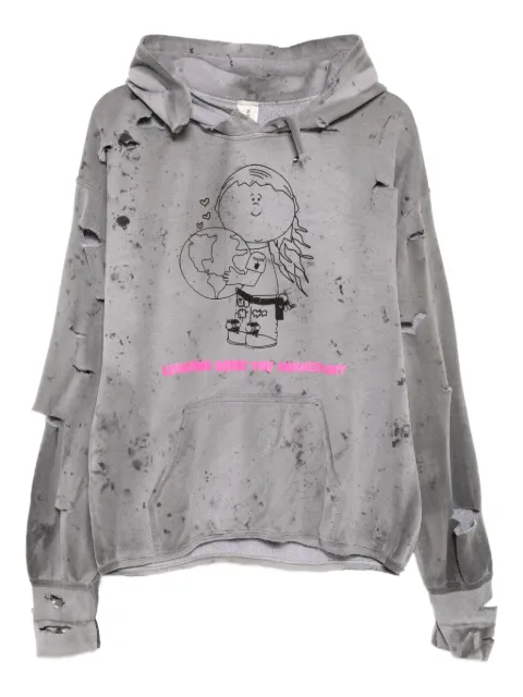 WESTFALL cartoon-print hoodie