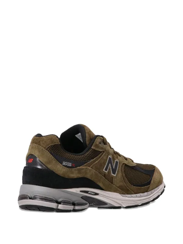 New Balance 2002R スエードスニーカー | グリーン | FARFETCH JP