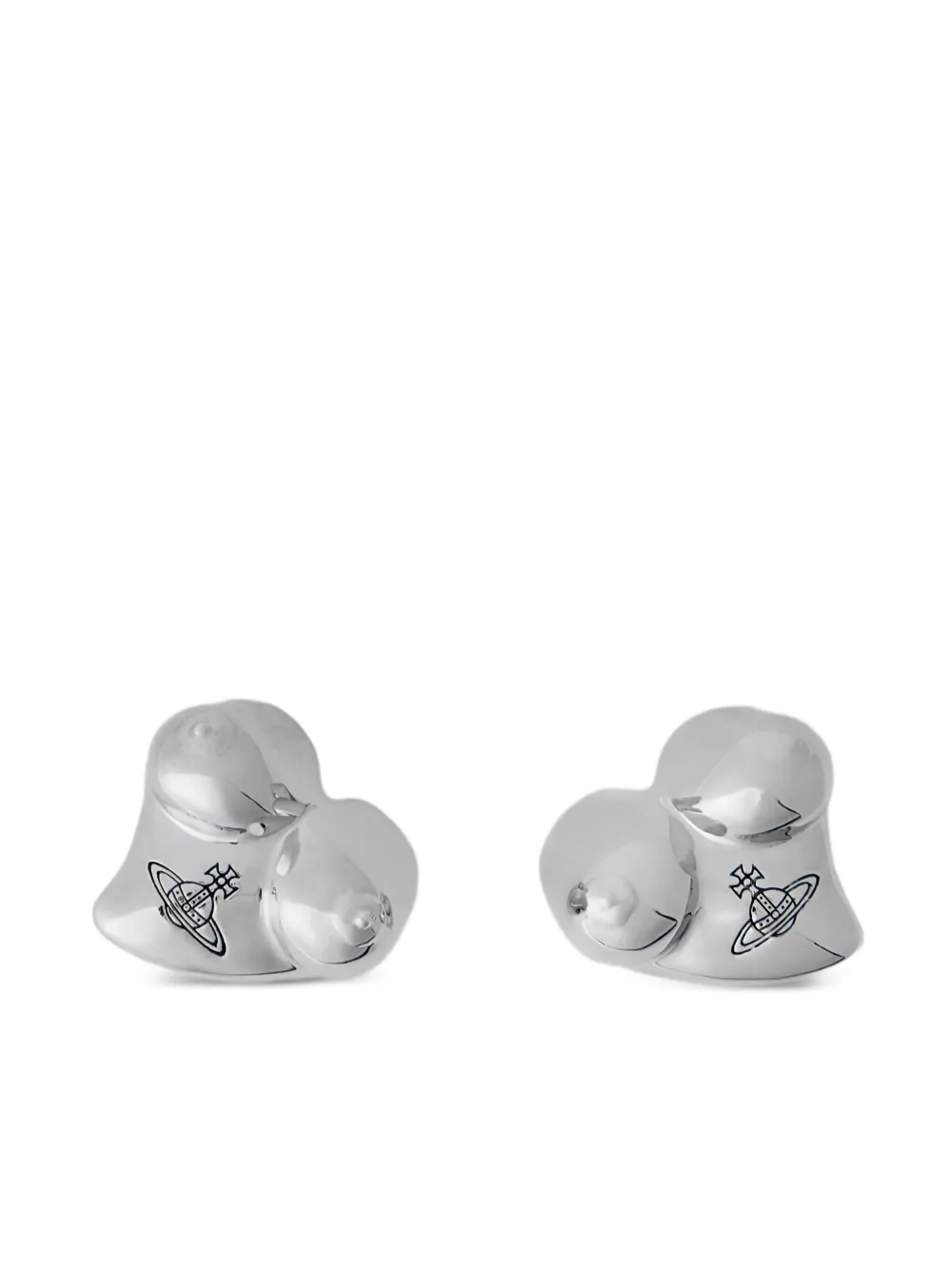 Vivienne Westwood Mimosa logo-engraved earrings | Silver | Image 1