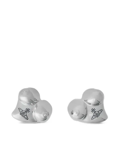Vivienne Westwood Mimosa logo-engraved earrings