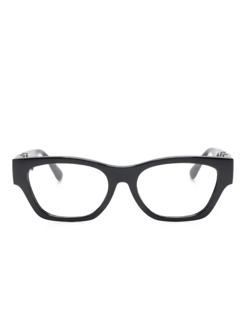 Versace Kids Medusa-embellished rectangle-frame glasses