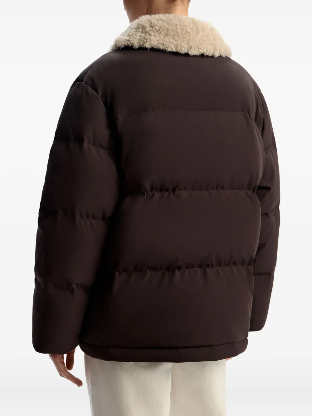 12 STOREEZ Jack met lammy kraag Bruin