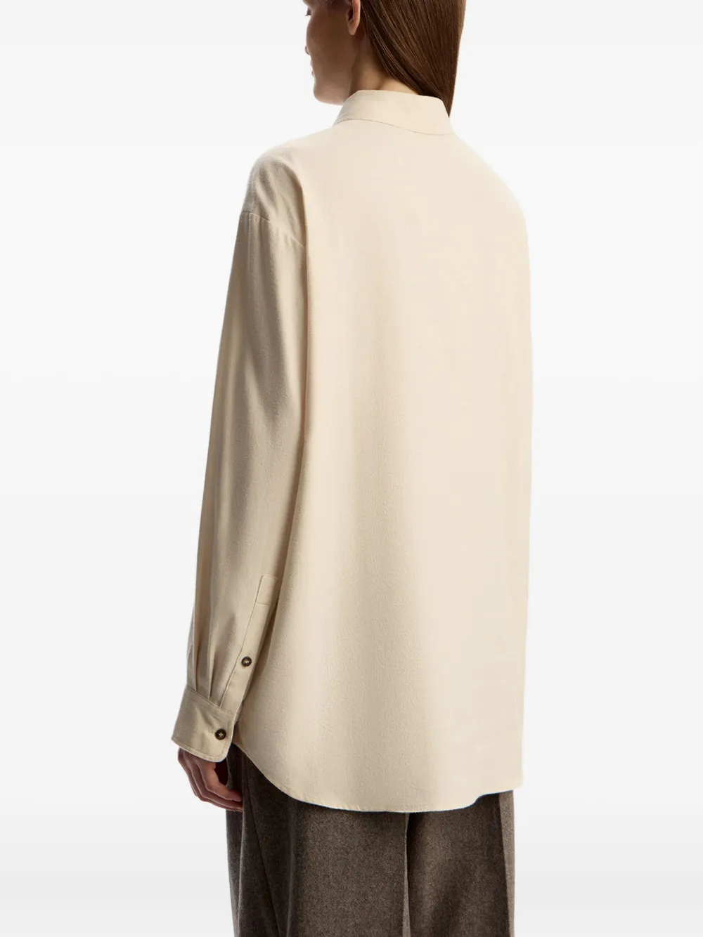 12 STOREEZ Button down blouse Beige