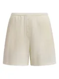 12 STOREEZ button-front wool shorts - Neutrals