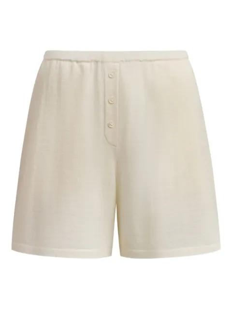 12 STOREEZ button-front wool shorts