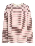 12 STOREEZ striped long-sleeve T-shirt - Neutrals