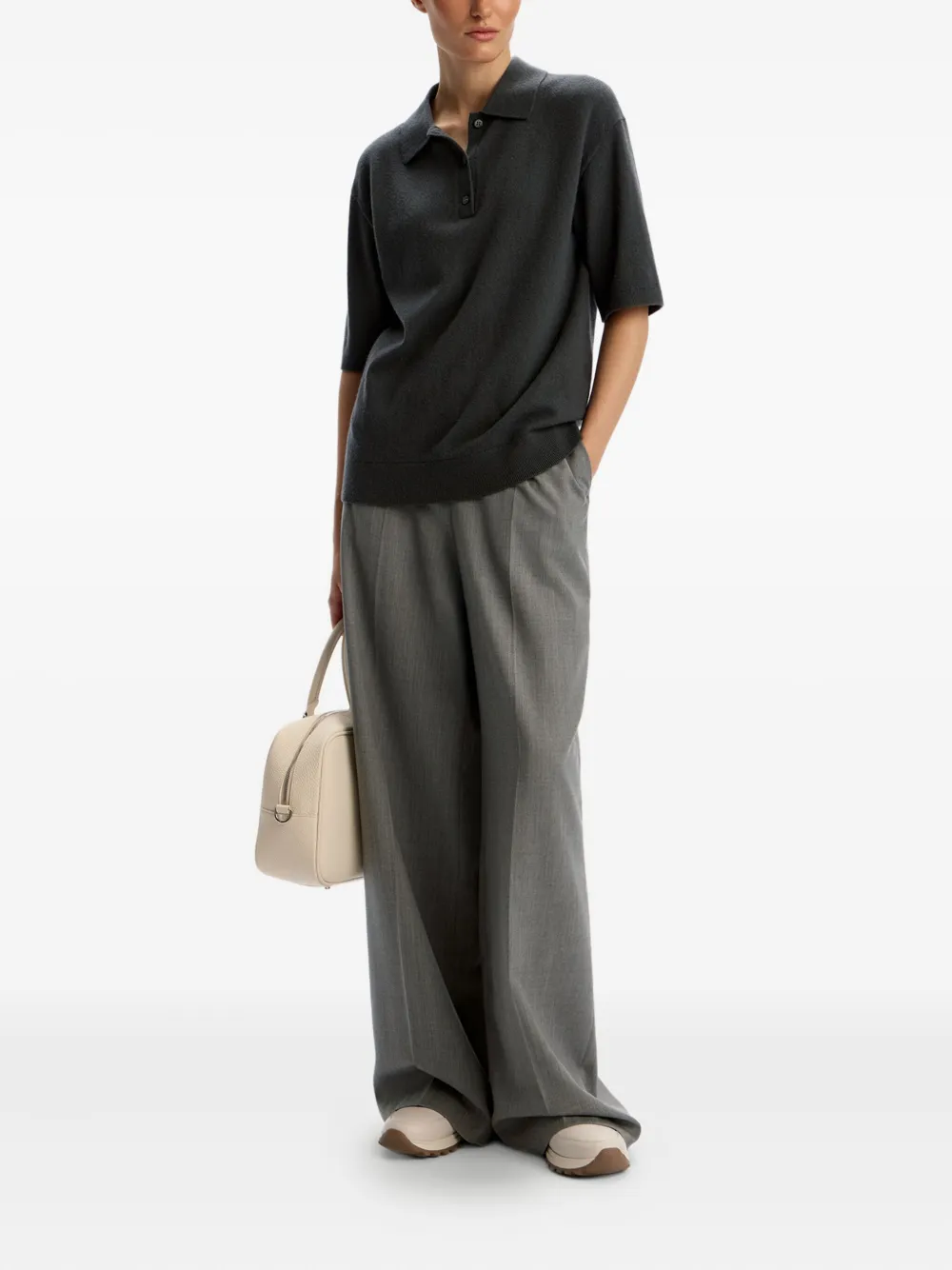 12 STOREEZ Wollen broek - Grijs