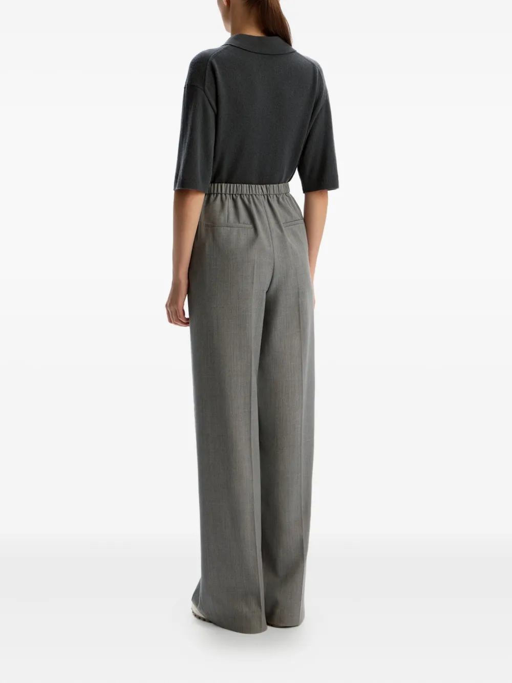 12 STOREEZ Wollen broek Grijs