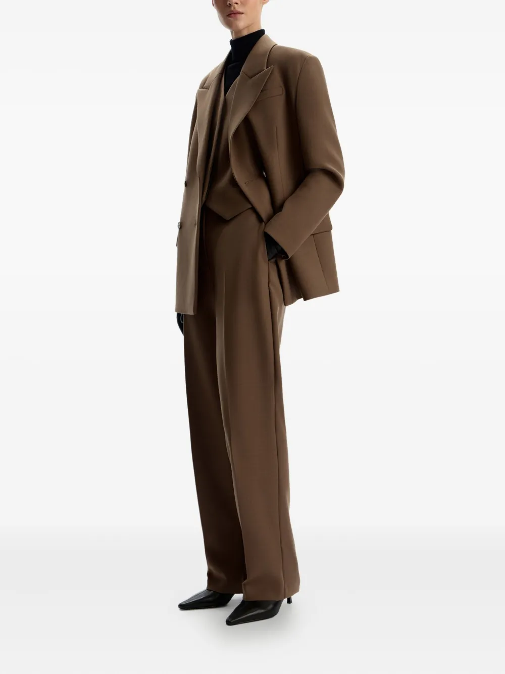 12 STOREEZ wool-blend pleated trousers | Slacks | Image 2