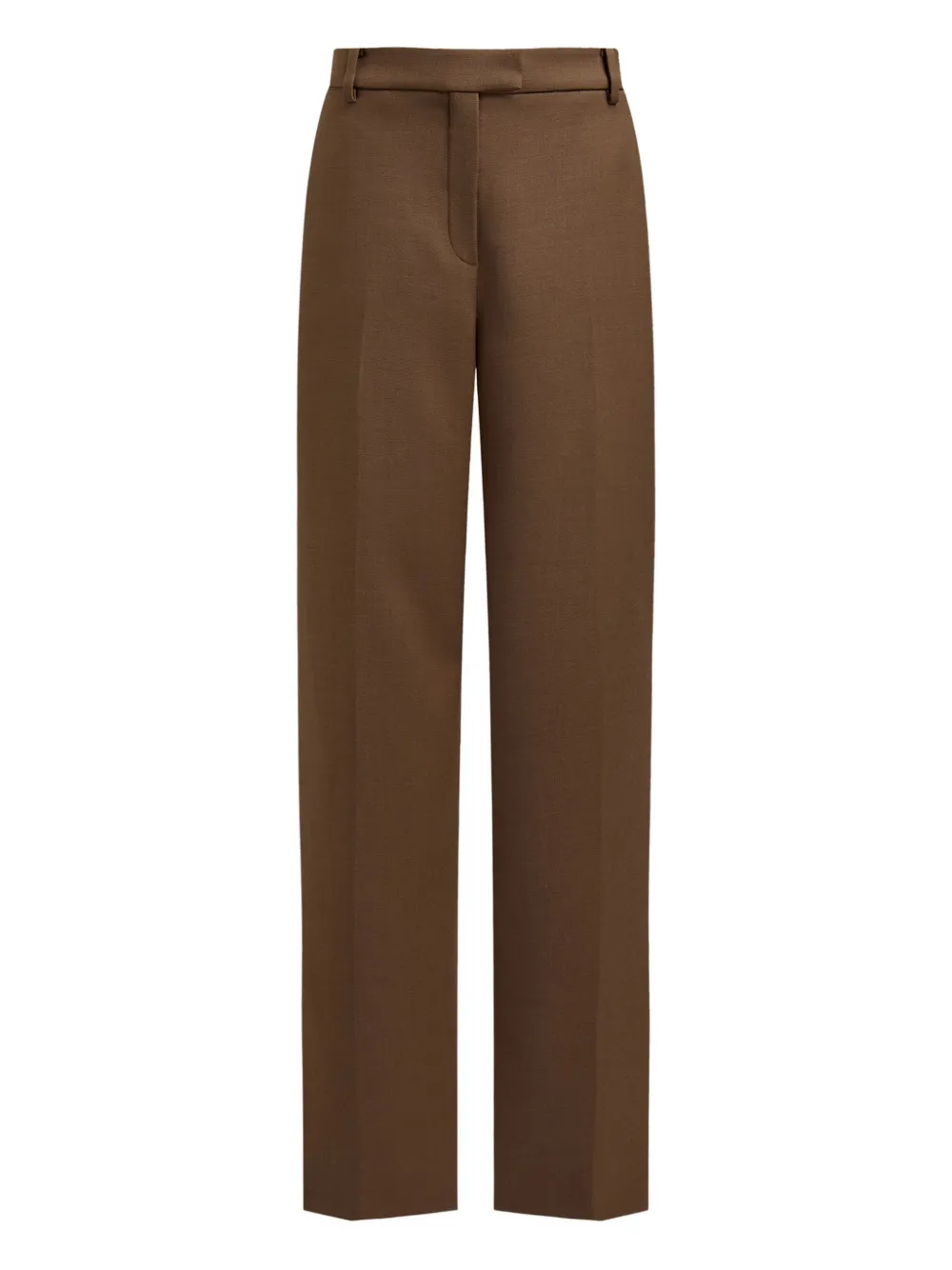 12 STOREEZ wool-blend pleated trousers | Brown | Image 1