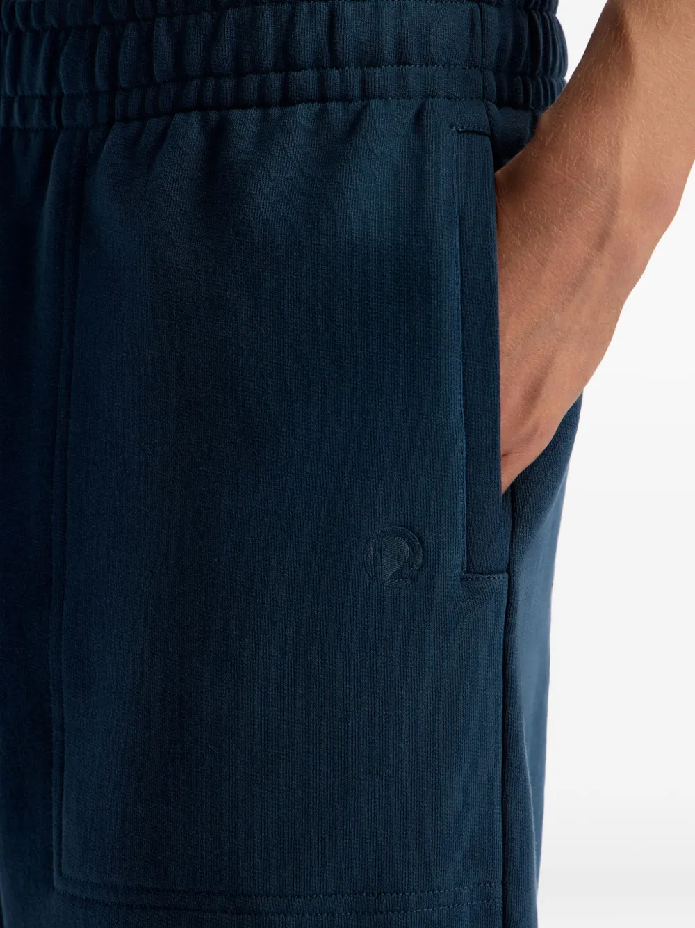 12 STOREEZ Katoenen trainingsbroek met elastische taille Blauw