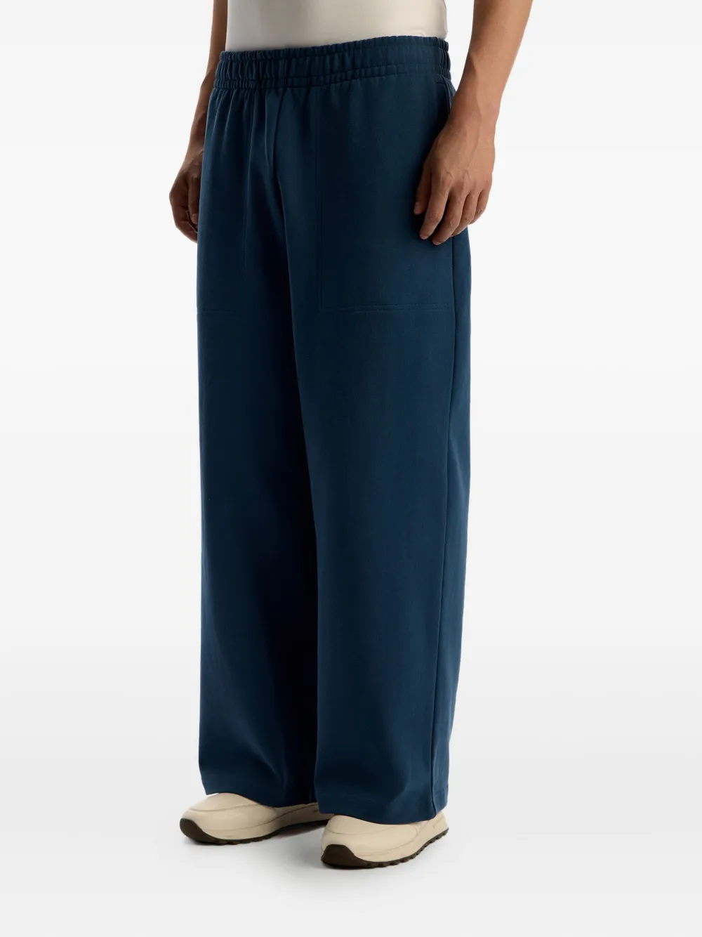12 STOREEZ Katoenen trainingsbroek met elastische taille Blauw