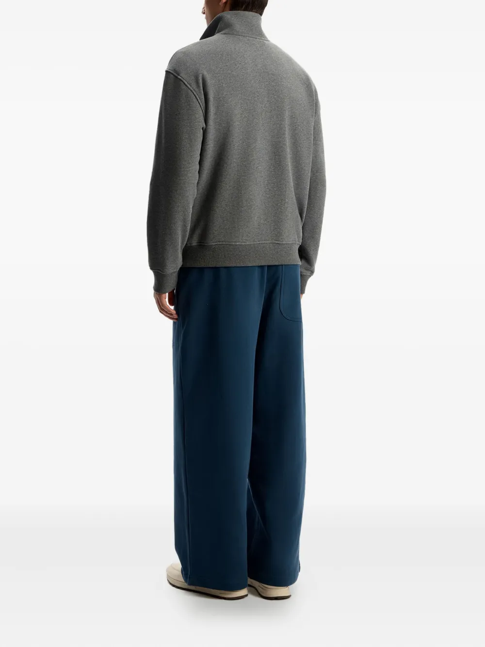 12 STOREEZ Katoenen trainingsbroek met elastische taille Blauw