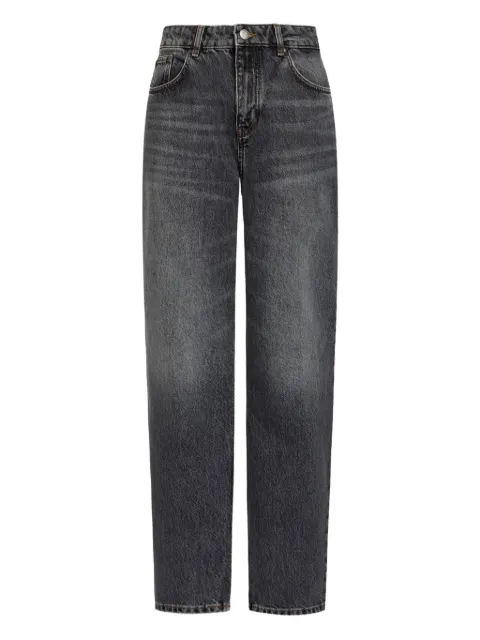 12 STOREEZ patch-detail straight-leg jeans
