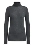 12 STOREEZ ribbed turtleneck sweater - Grey