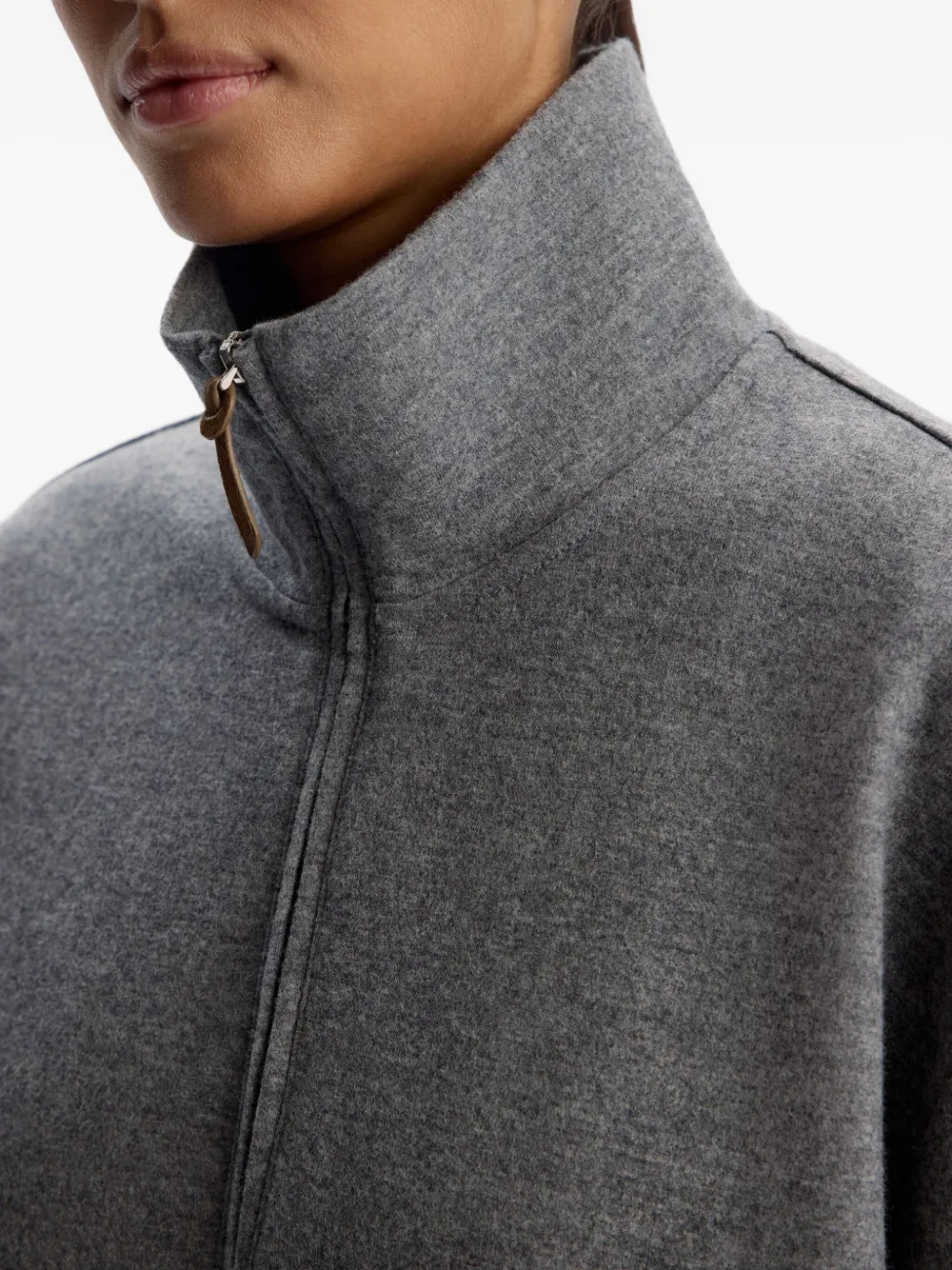 12 STOREEZ Sweater met hoge hals Grijs