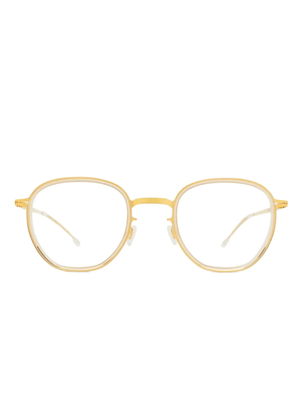 Mykita Kiva bril met geometrisch montuur Goud