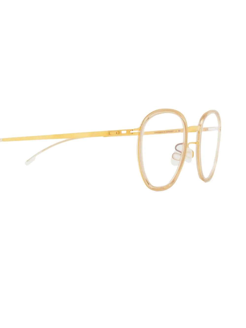 Mykita Kiva bril met geometrisch montuur Goud